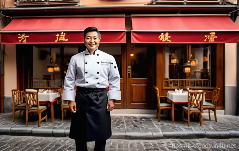 중식조리 자격증 시험 준비 스케줄 - **Prompt:** A dynamic scene in a pristine, professional kitchen, where a skilled chef, dressed in a ...